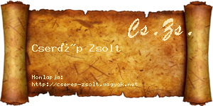 Cserép Zsolt névjegykártya